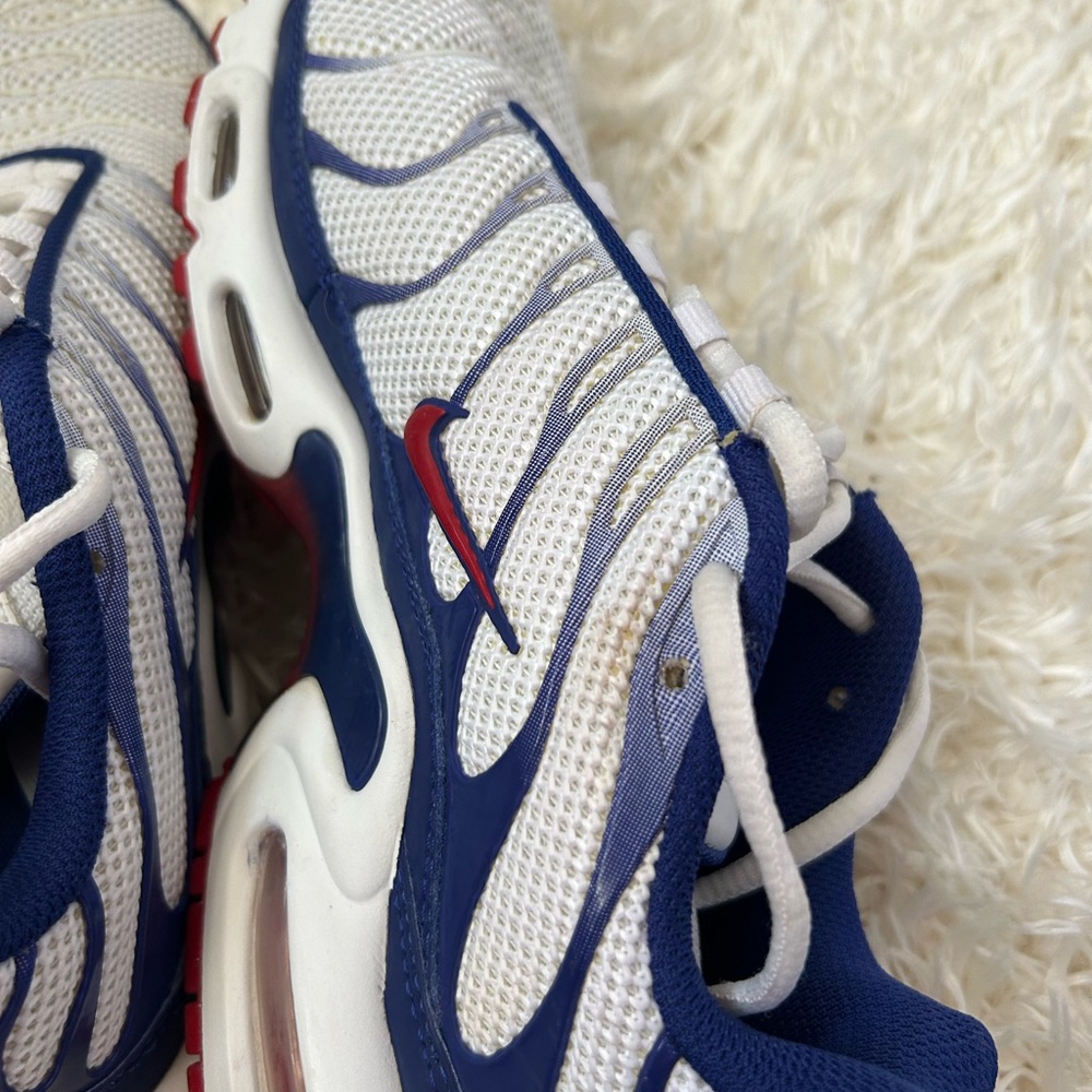 Nike Air Max Plus 2019 Blue and White Sneakers - Picture 3 of 8